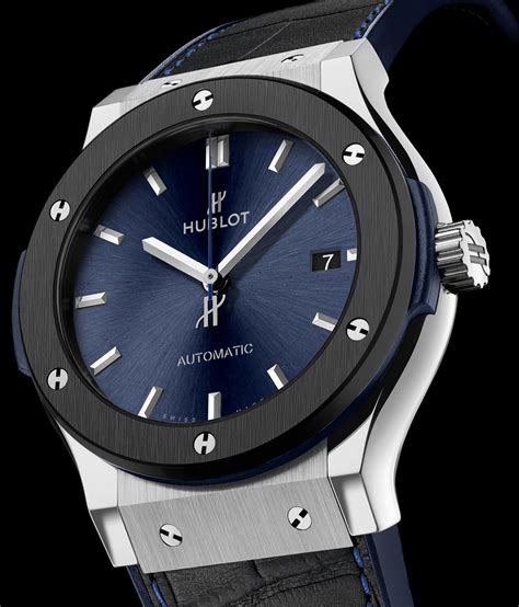 hublot horloge zwart met blauw streepje 7|Hublot Santa Clara Boutique.